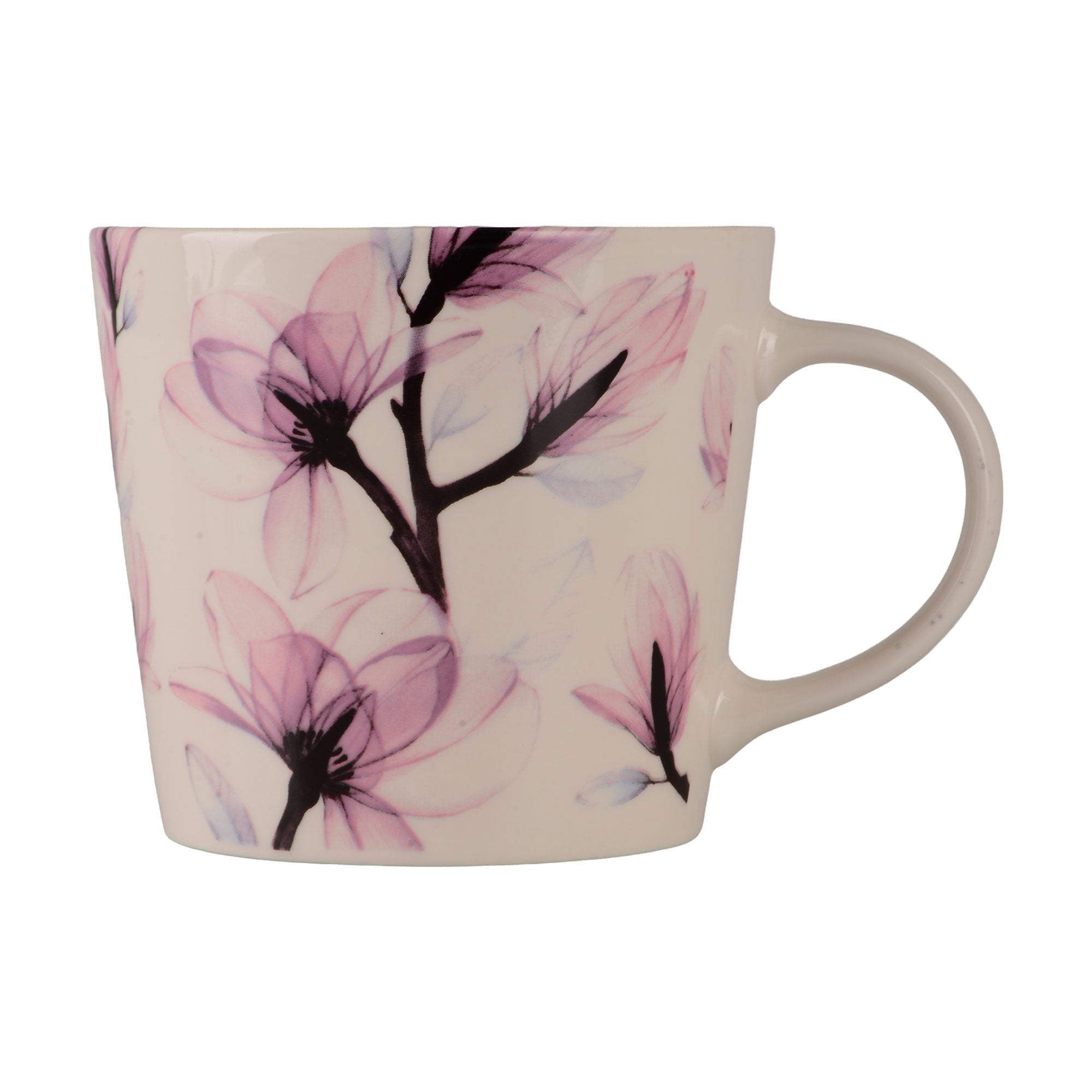 Чашка Limited Edition Flora B біла з малюнком, 420 мл (JSD02)